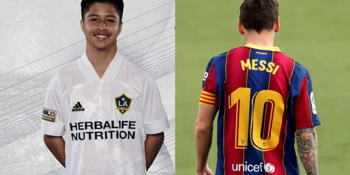 Los Angeles Galaxy announced on Wednesday the signing of the young Mexican prodigy Alex Alcalá, putting his signature to a professional contract.
