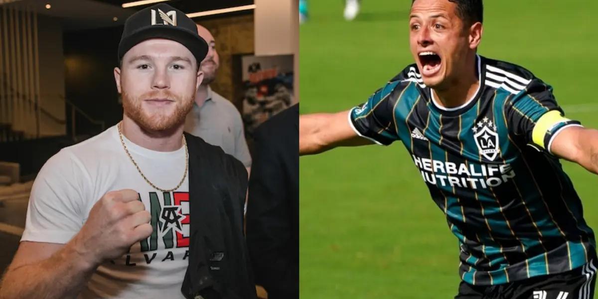 Los Angeles Galaxy forward sent Canelo an important gift