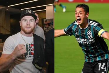 Los Angeles Galaxy forward sent Canelo an important gift