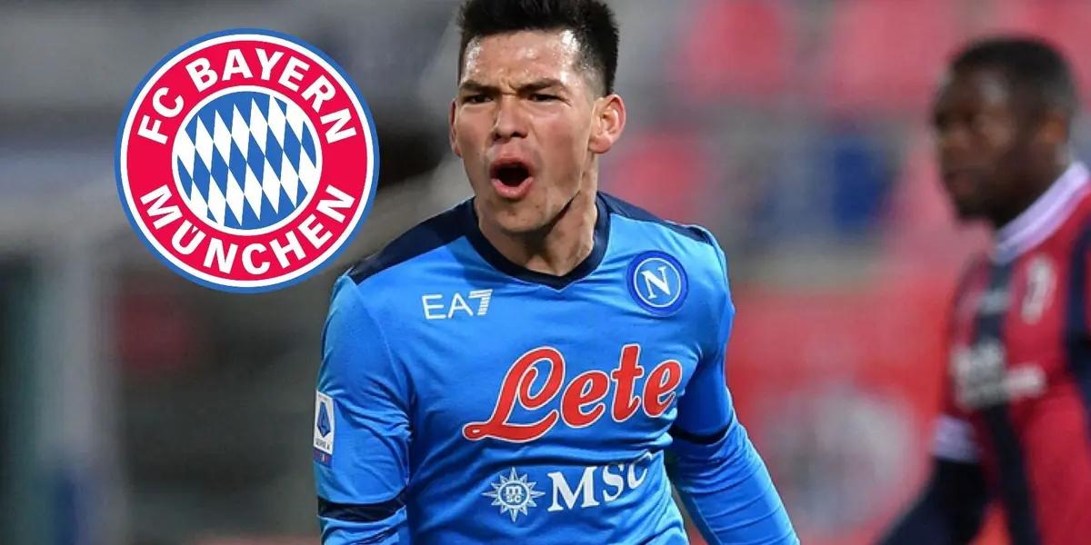 Lozano is not having his best time at Napoli and Bayern Munich could be a possible destination for the Mexican player.