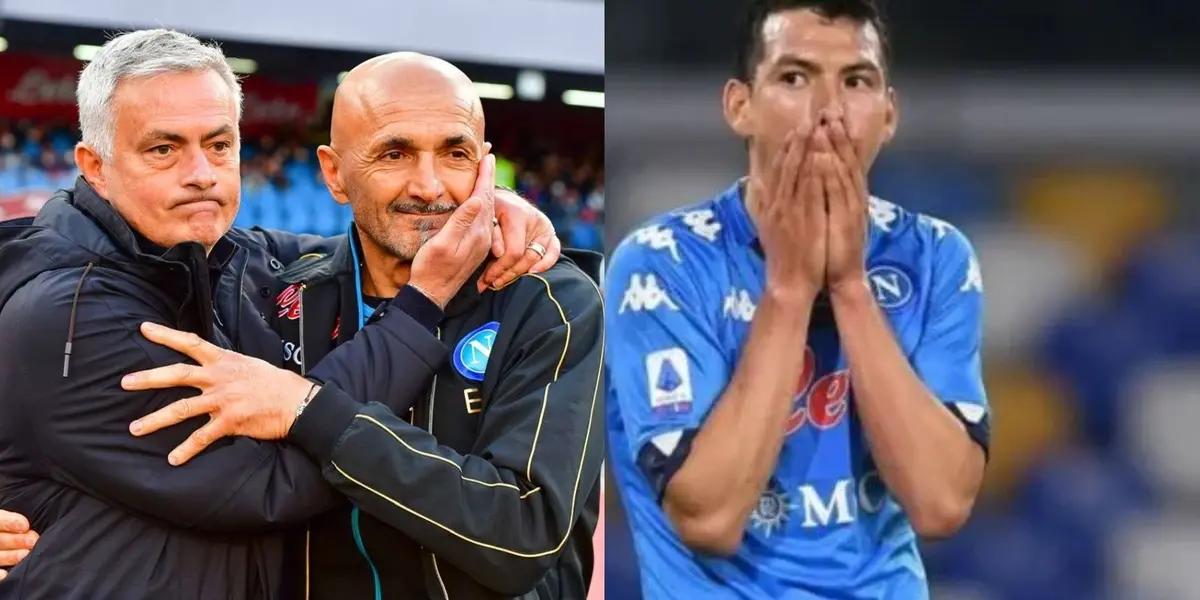 Luciano Spalletti's reaction to Hirving Lozano giving away an own goal