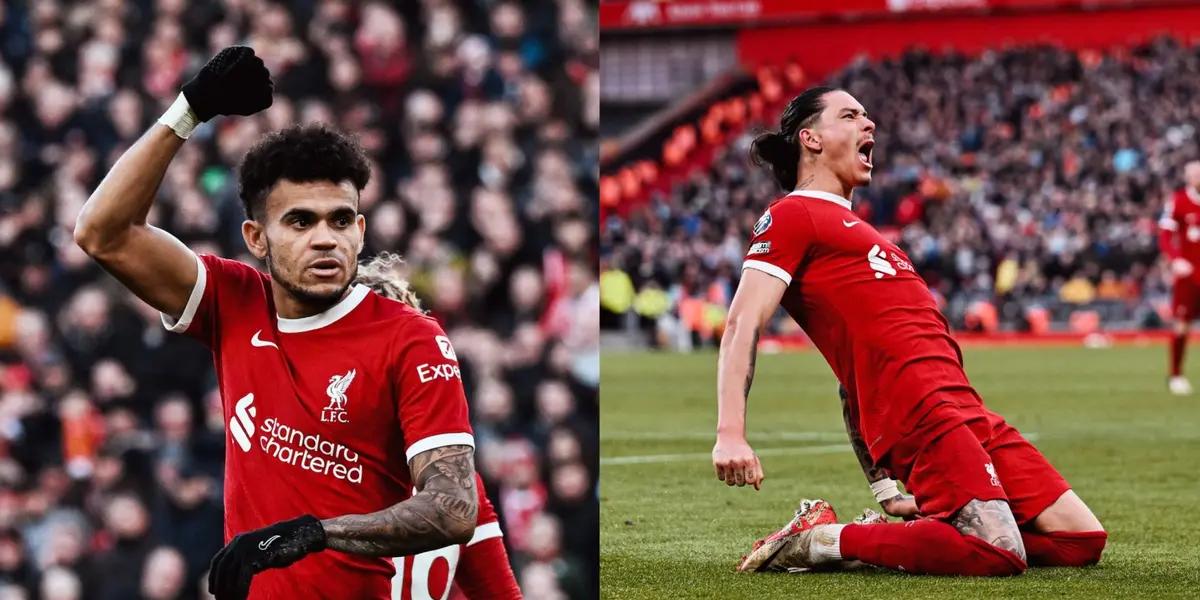 Luis Diaz and Darwin Nunez score for Liverpool in the second half; the Reds win against Burnley.