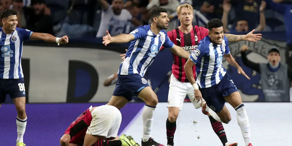 Luis Díaz was the great hero of the day, for a Porto that achieved a key victory, thinking about remaining in the current UEFA Champions League. The managers of Milan, his rival, are closely following him, and it could be his next destination.