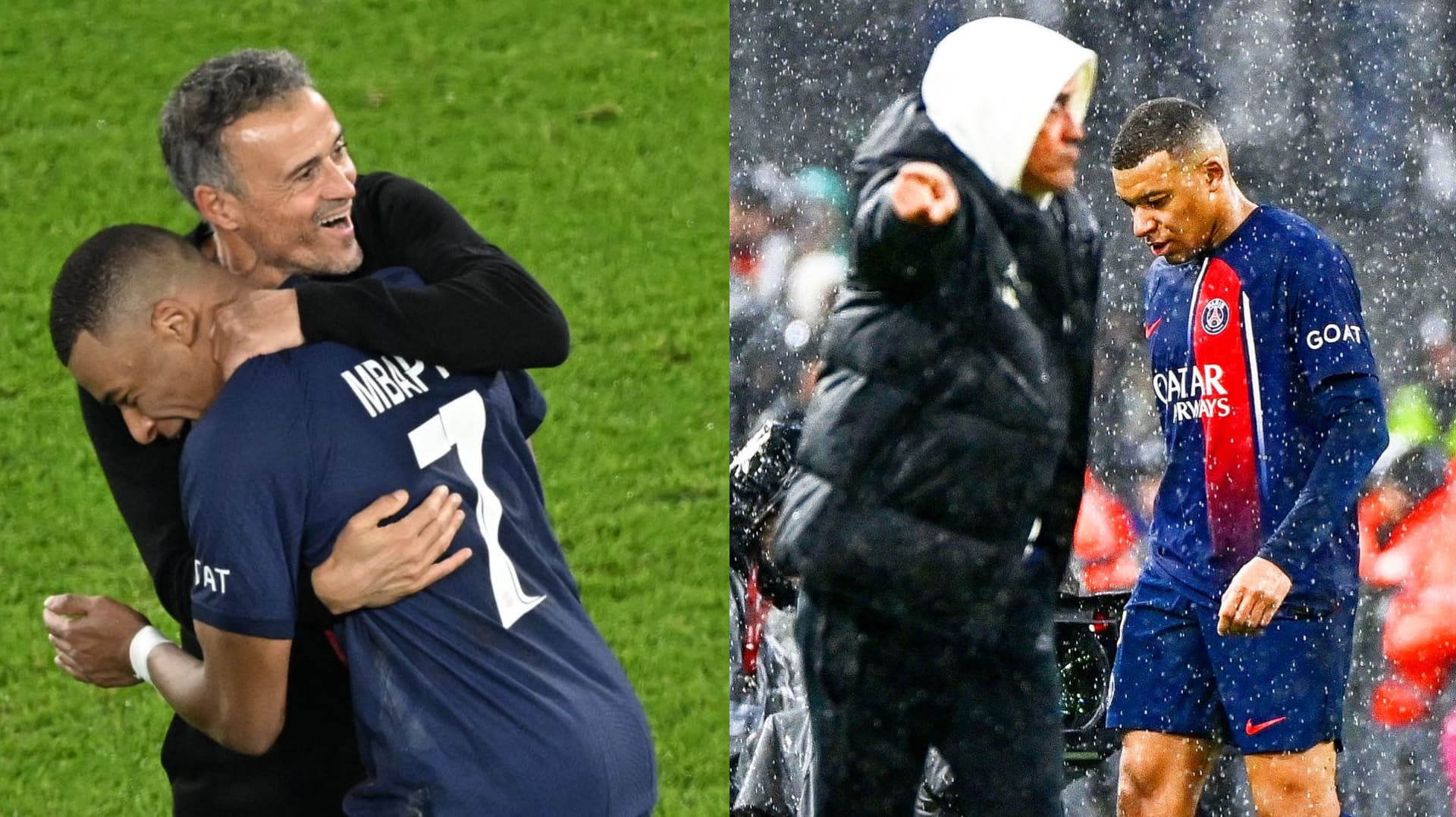 Luis Enrique seems to have a great relationship with Kylian Mbappé despite the rumors of them not getting along.