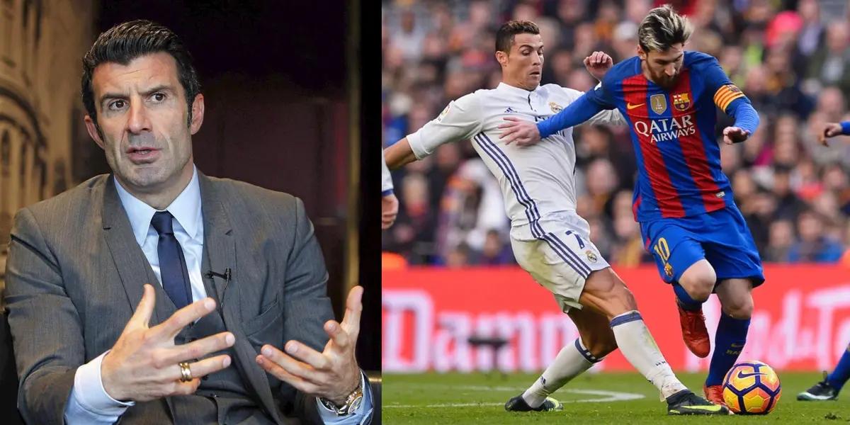 Luis Figo knows who's better between Cristiano and Messi,