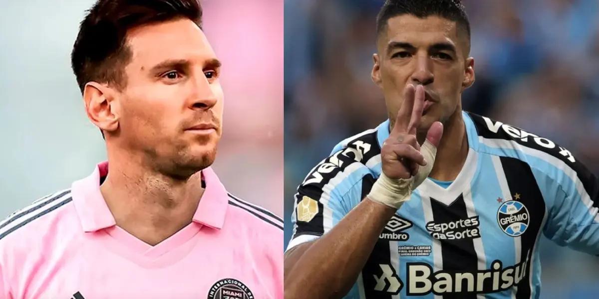Luis Suárez has an answer for Lionel Messi about leaving Grêmio, because his friend wants to go to Inter Miami
