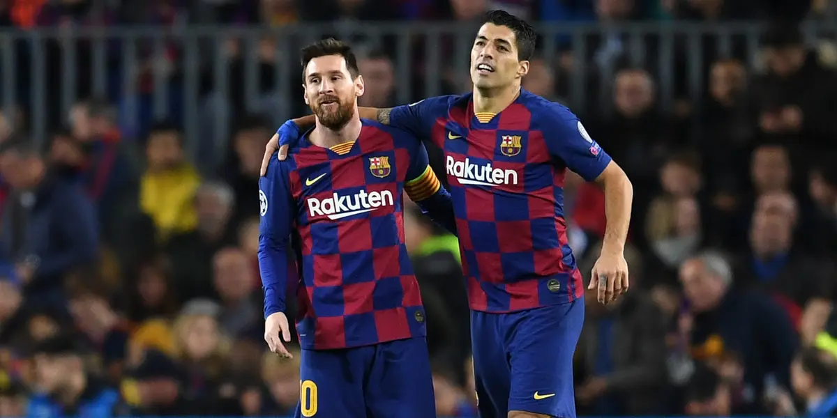 Luis Suárez is scoring a lot of goals for Atlético Madrid, having an excellent season. The Uruguayan was the best partner Lionel Messi had,but now they are rivals and Lio will not give up.
 