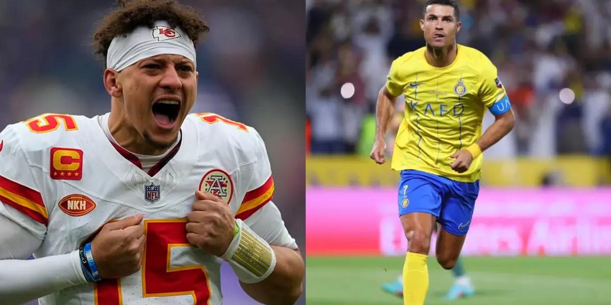 Mahomes has one of the biggest sports contracts in the world but it doesn't overtake Ronaldo's with Al Nassr.