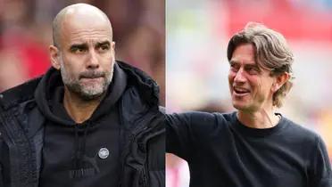 Manchester City and Brentford reveal their starting XI for this game in hand in the Premier League.