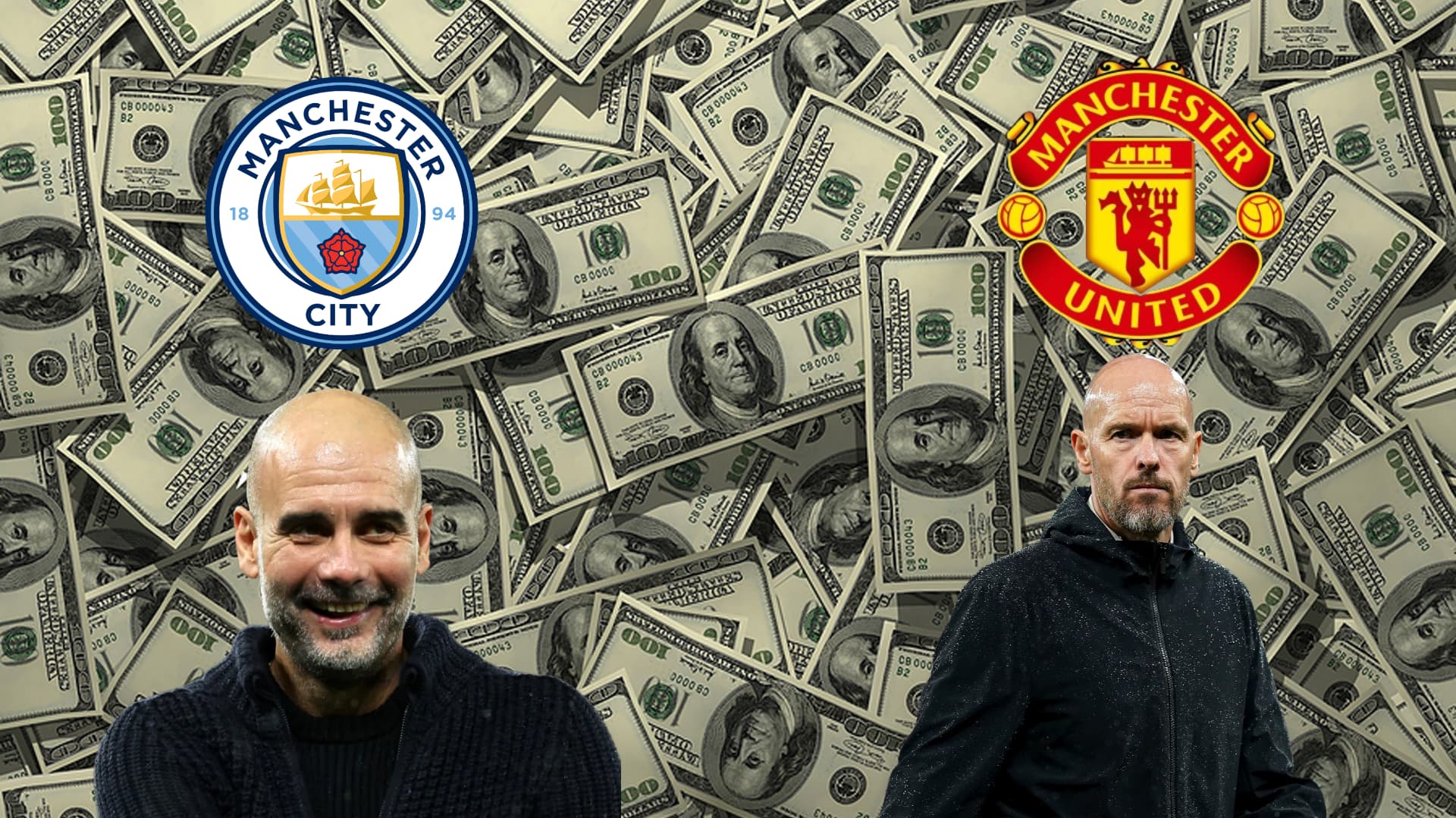 Manchester City and Manchester United are two of the wealthiest clubs in the Premier League.