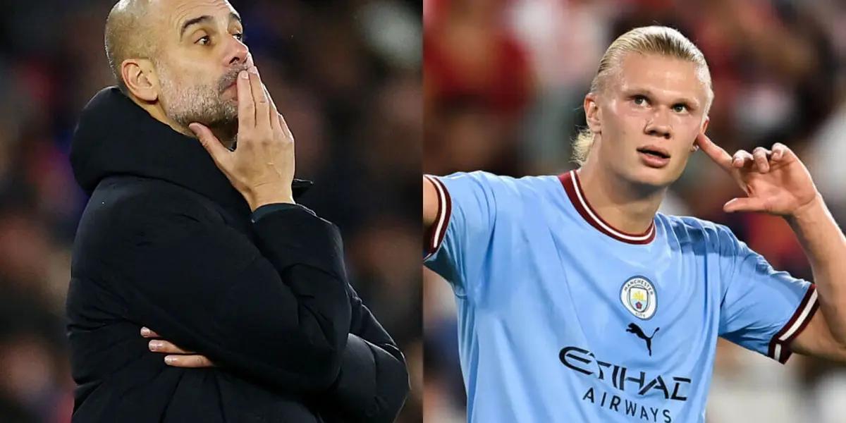 Manchester City and what Erling Haaland did when he heard about the possible sanction of the team