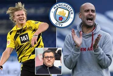Manchester City are in pursuit of striker Erling Haaland but the deal could be hard due to the relationship between Pep Guardiola and Mino Raiola.