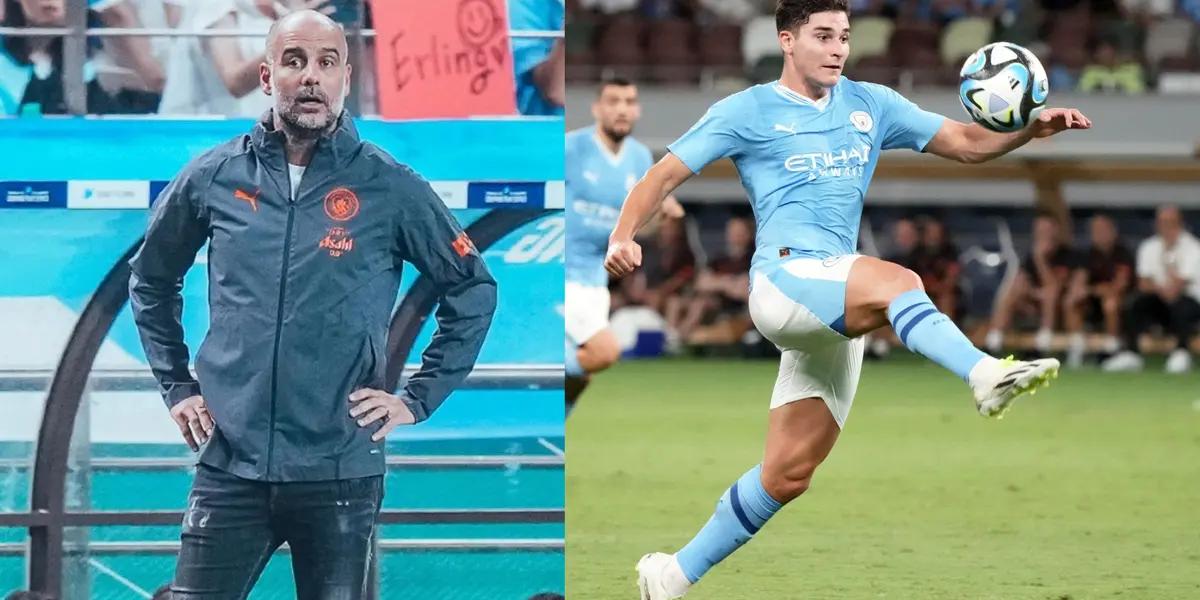 Manchester City decides the future of Julian Alvarez after his match against Arsenal FC