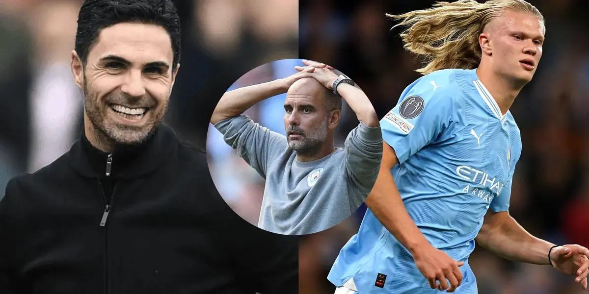 Manchester City fell to Arsenal FC in a new Premier League matchday