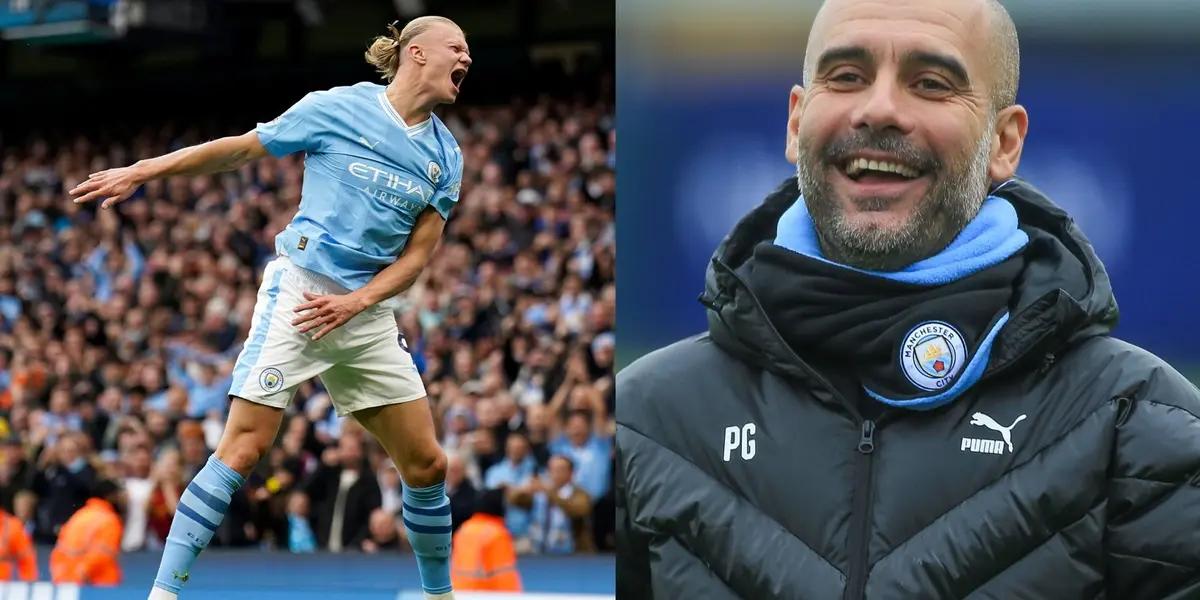 Manchester City managed to defeat Brighton in the Premier League