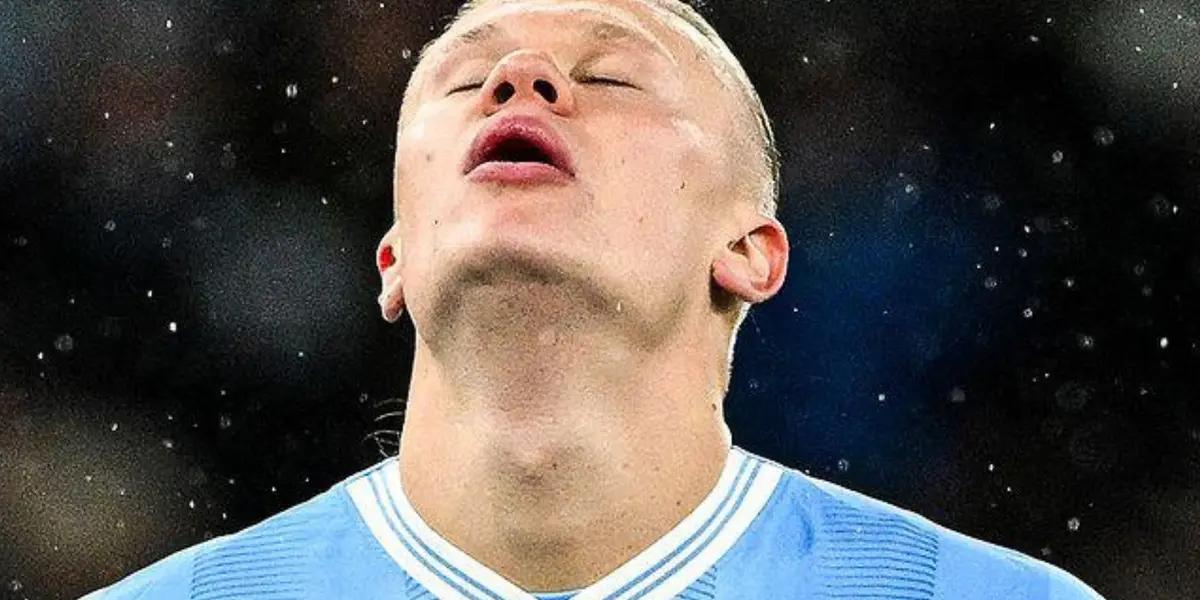 Manchester City striker Erling Haaland remains sidelined with a foot problem