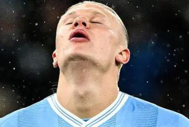 Manchester City striker Erling Haaland remains sidelined with a foot problem