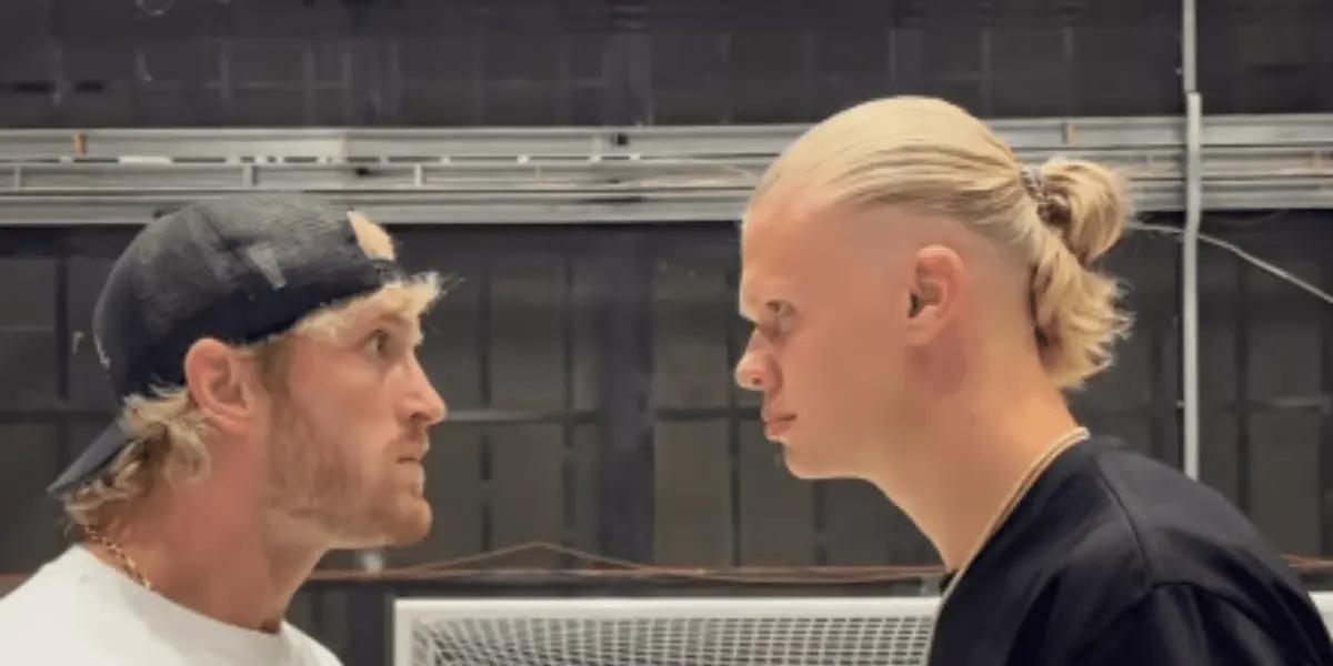 Manchester City's top goalscorer went viral after a video of Logan Paul's Prime hydration beverage was posted on social media.