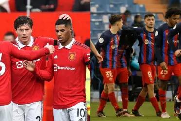 Manchester United and FC Barcelona face each other in the most attractive series of the Europa League