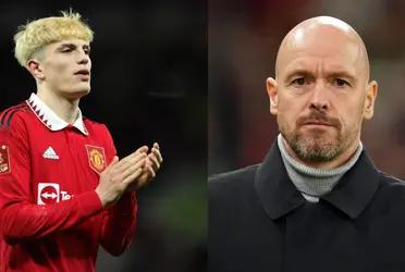 Manchester United and the worst news for Garnacho after not giving him the No. 7 shirt