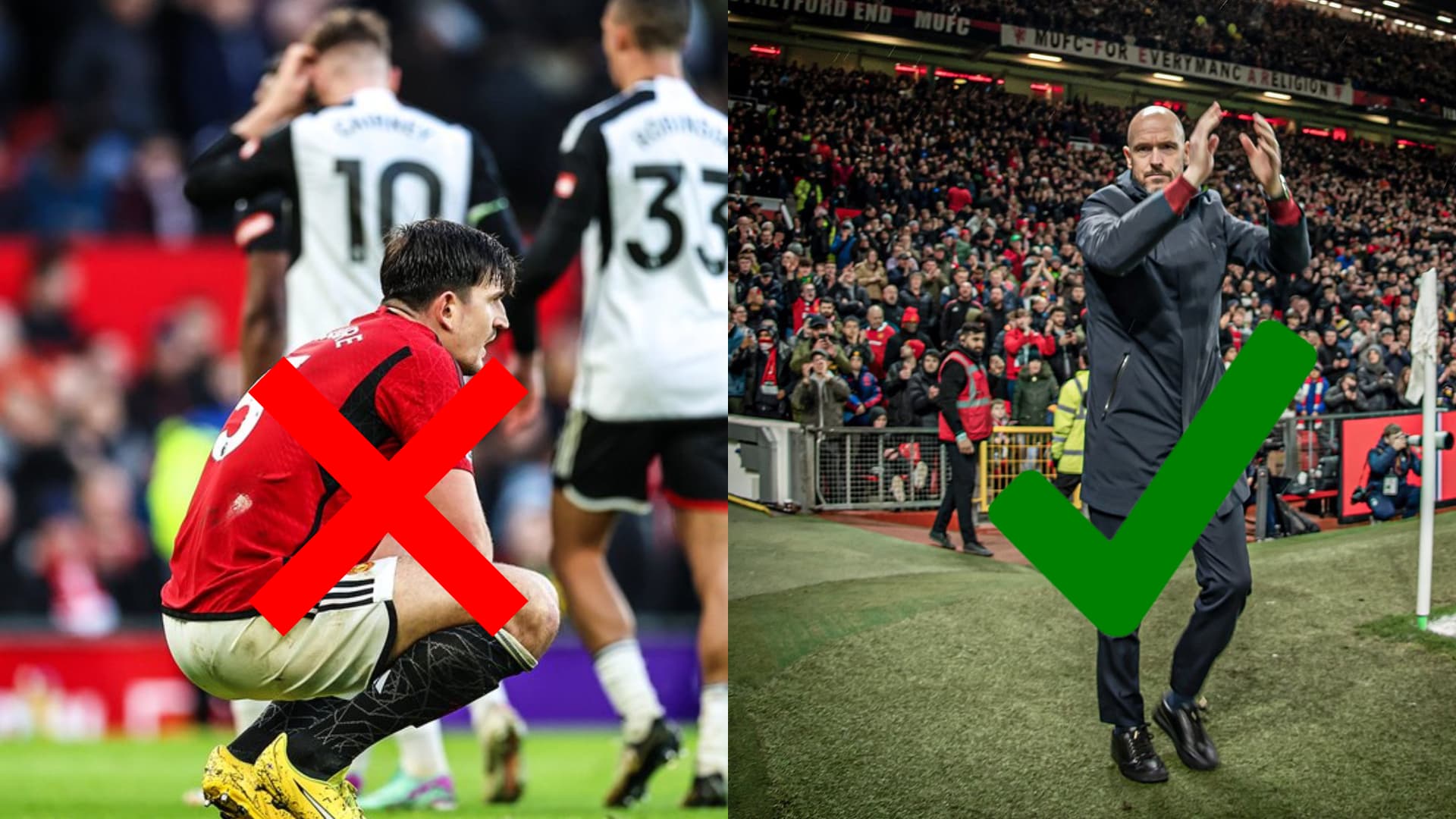 Manchester United are not happy with the loss but Erik Ten Hag sees the positives of the game.