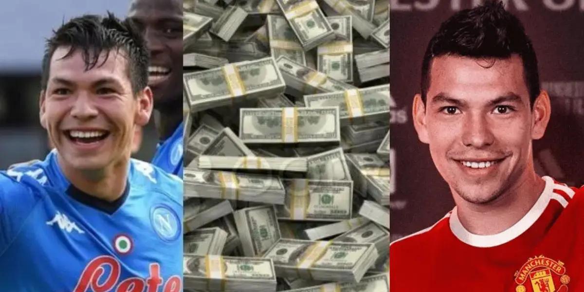 Manchester United can offer a change of scenery to Hirving Lozano. This would be the salary that the Mexican player could receive.