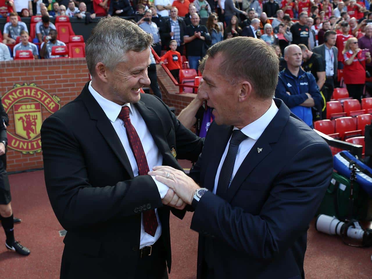 Manchester United have made Brendan Rodgers their priority to replace Solskjær. How do the two managers compare in terms of trophies won?
