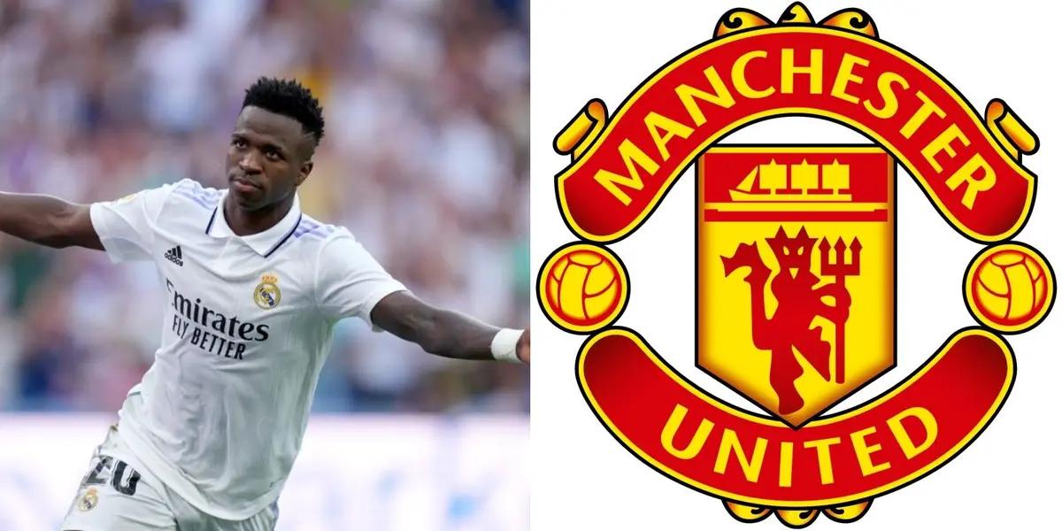 Manchester United is the club most interested in hiring Vinicius Jr in this transfer market