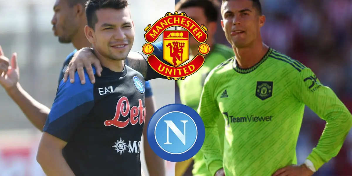 Manchester United looking for Hirving Lozano and put Cristiano Ronaldo as a bargaining chip Napoli say Mexican's future.