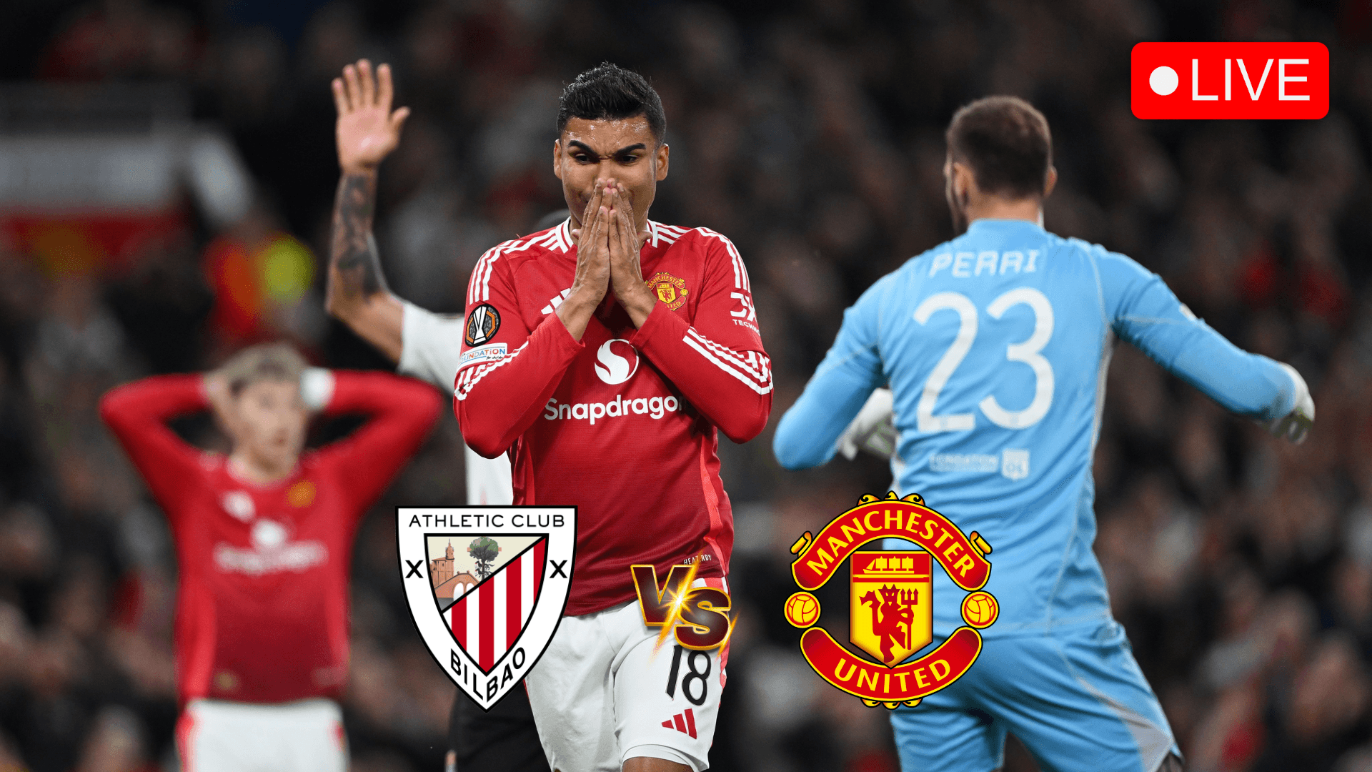 Manchester United's starting eleven / X