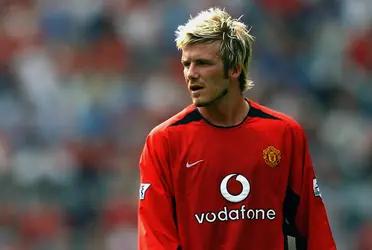 Manchester United's victory over City in the city classic, encouraged David Beckham to show victory to Noel Gallagher, a renowned fan of the Citizens.