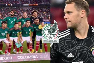 Manuel Neuer and the Mexican he considers to be the best player in the Tri team