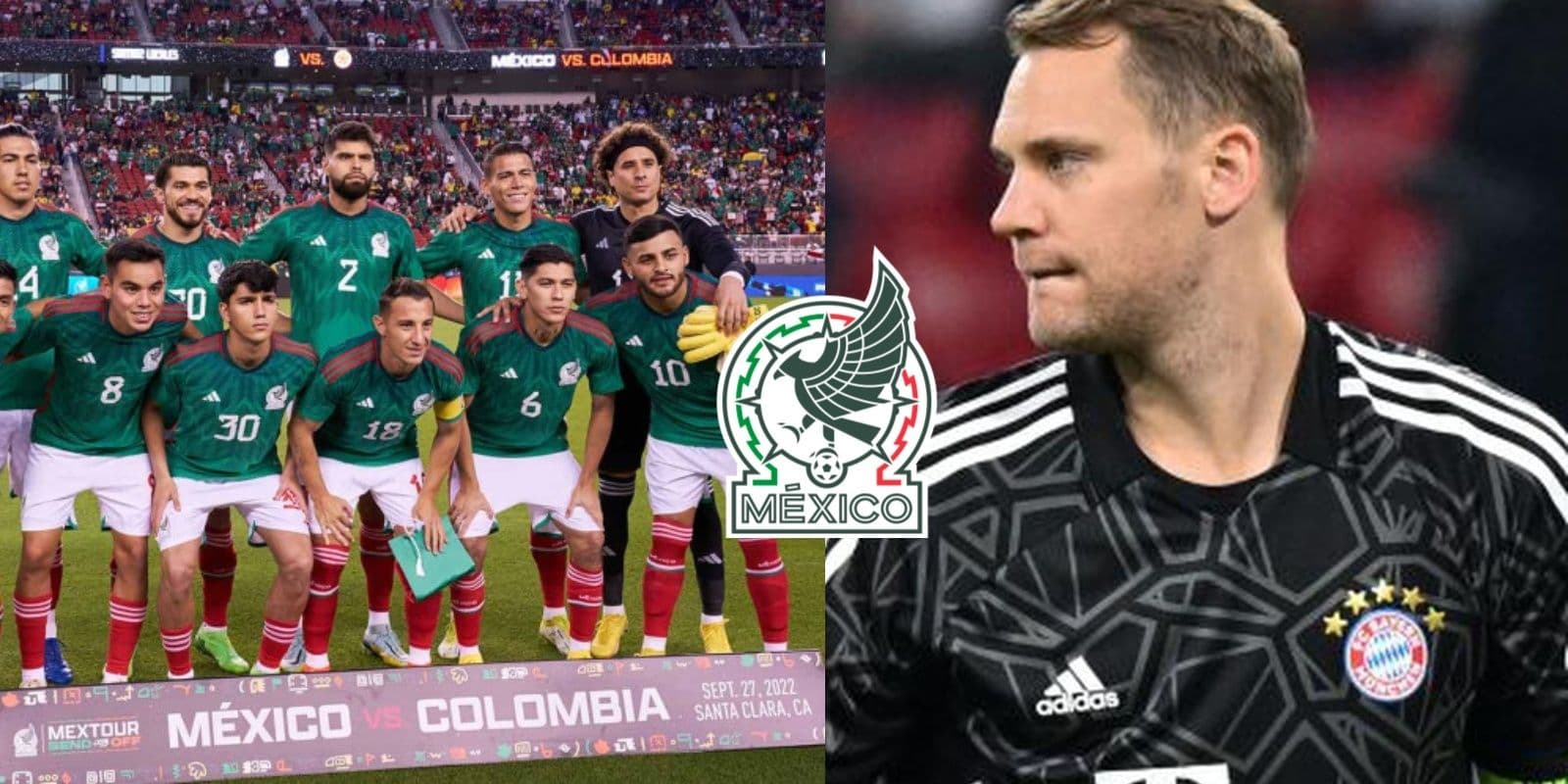 Manuel Neuer and the Mexican he considers to be the best player in the Tri team