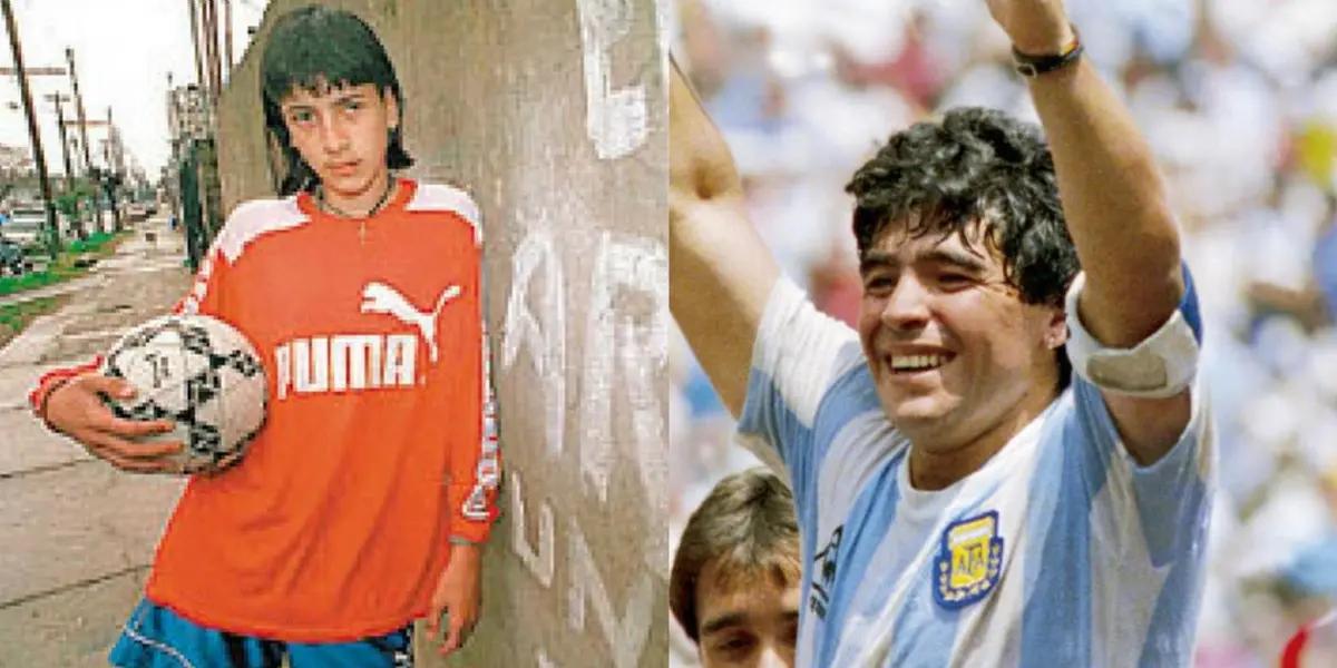 Many players were compared to Diego Maradona but Real Madrid and FC Barcelona fought over this player when he was barely 12 years old and unfortunately he was never a professional.