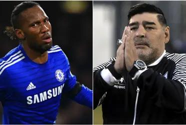 Maradona was Drogba's idol and because of that, the day they met was the happiest but there is something that he can never forget