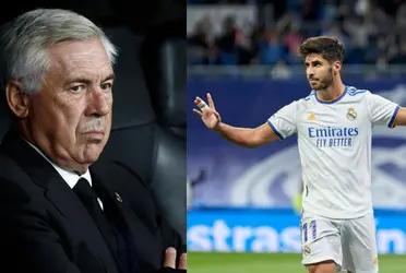 Marco Asensio and hist post on Instagram, after the rumors of his move to Barcelona.