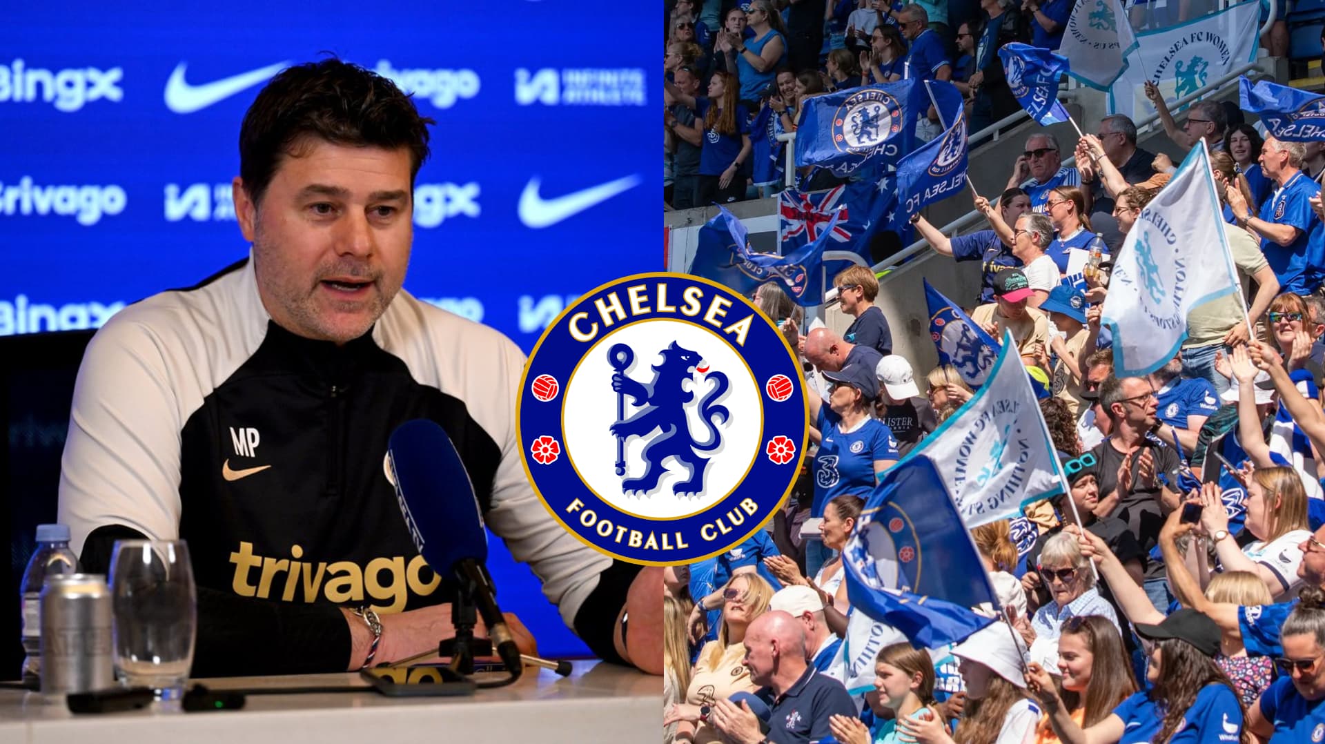 Mauricio Pochettino wants the backing from the Chelsea fans as he could potentially stay.