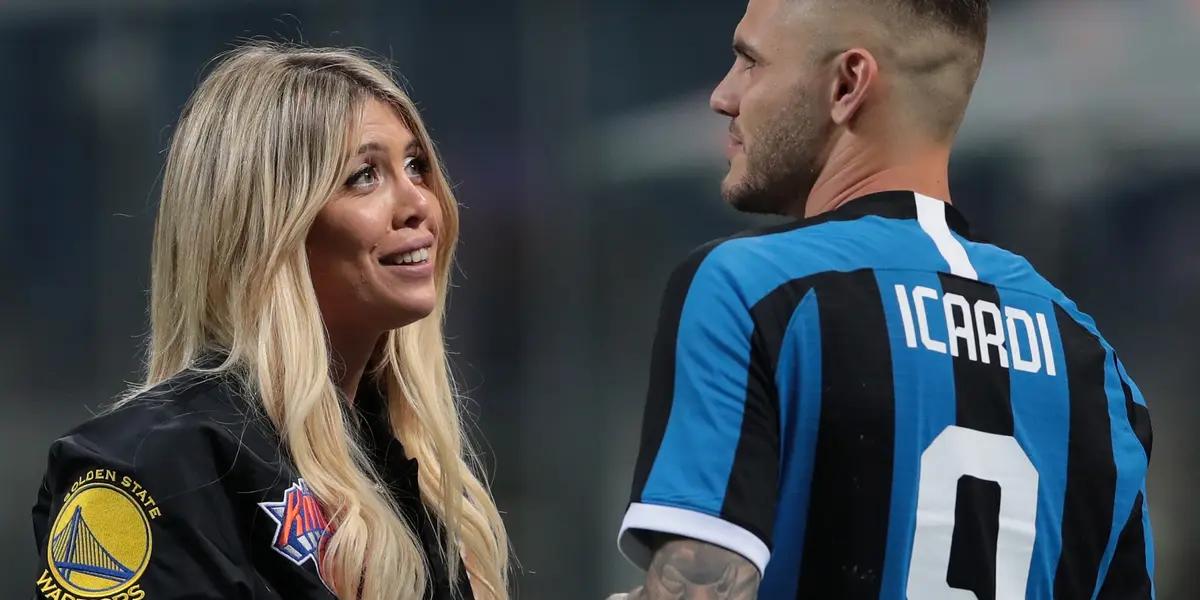 Mauro Icardi and his wife Wanda Nara