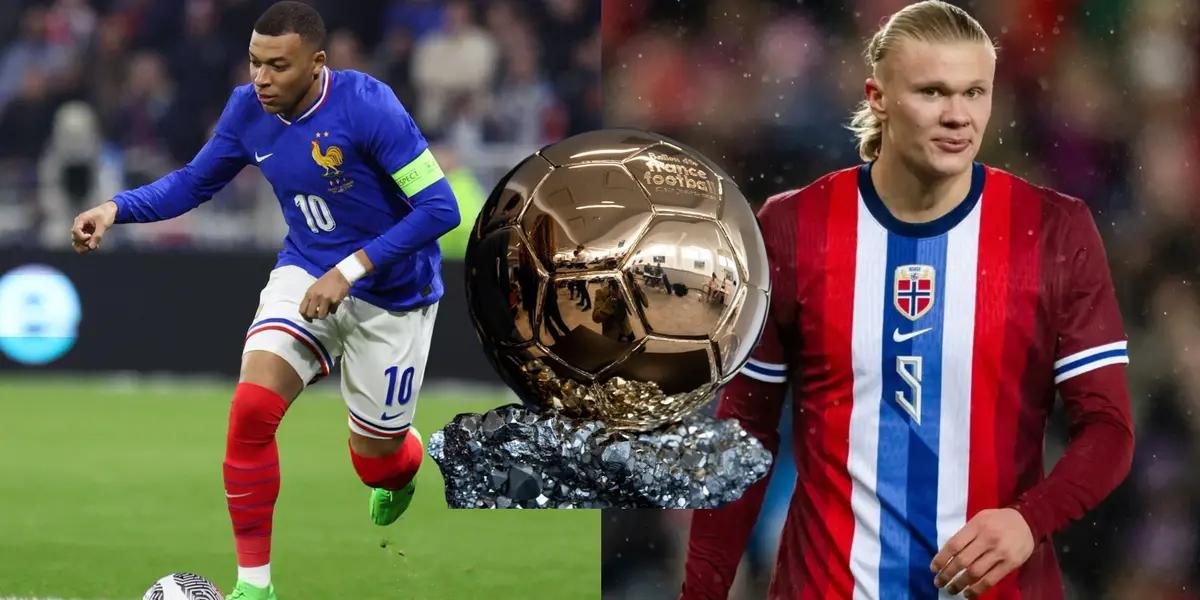 Mbappé and Haaland might not win the Ballon D'Or this year.