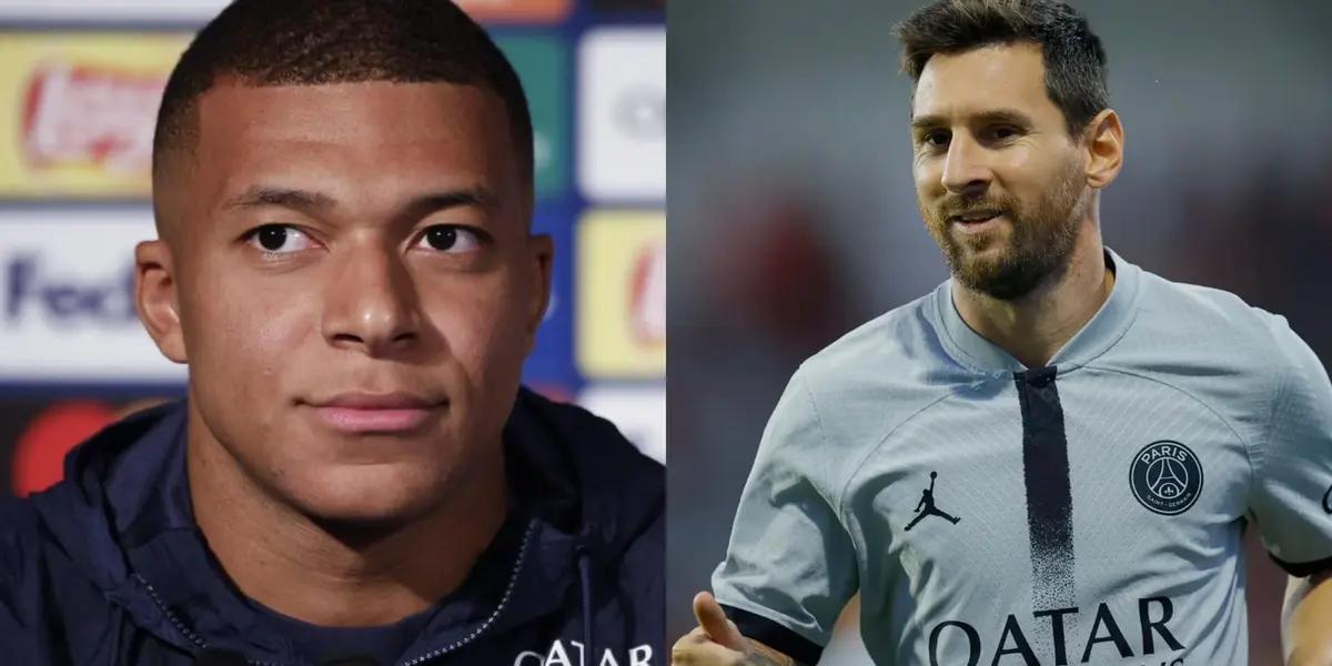 Mbappe and Messi have some tense moments, but it doesn't seem to affect their friendship.