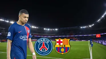 Mbappé and PSG arleady losing to FC Barcelona at home.