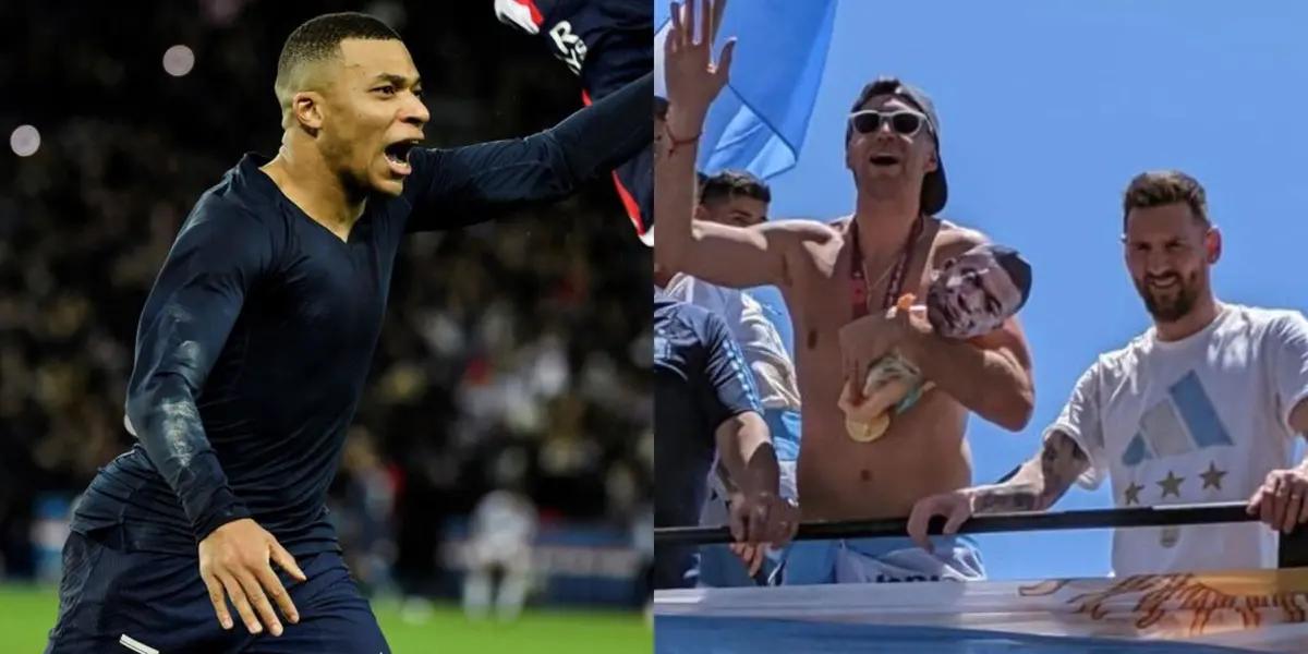 Mbappe back in action with Messi-less PSG and already talking about the Argentine after the World Cup 2022