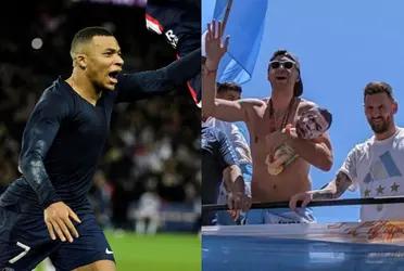 Mbappe back in action with Messi-less PSG and already talking about the Argentine after the World Cup 2022