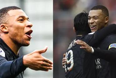 Mbappé did not finish the game in the best way.