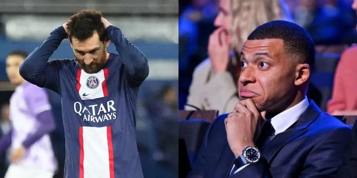 Mbappe does not seem to be affected by everything that happened around the captain of the Argentine team