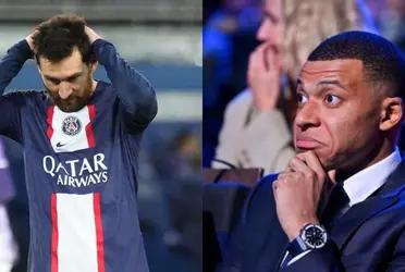 Mbappe does not seem to be affected by everything that happened around the captain of the Argentine team