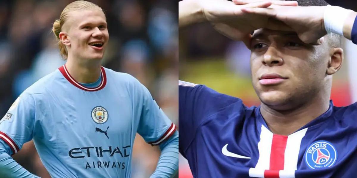 Mbappé envies Haaland and that's why he wants to leave PSG.