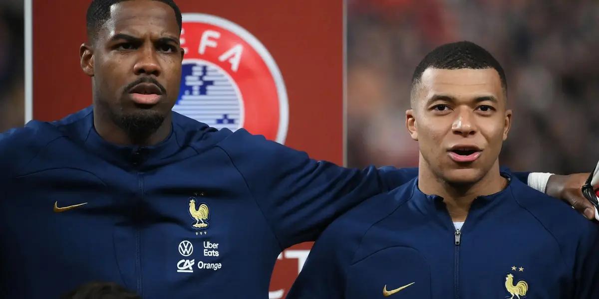 Mbappé sent words of support to his teammate Maignan, after he was racially abused during the match.