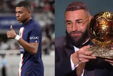 Mbappe was present at the Ballon d'Or gala and here is how he reacted at Benzema