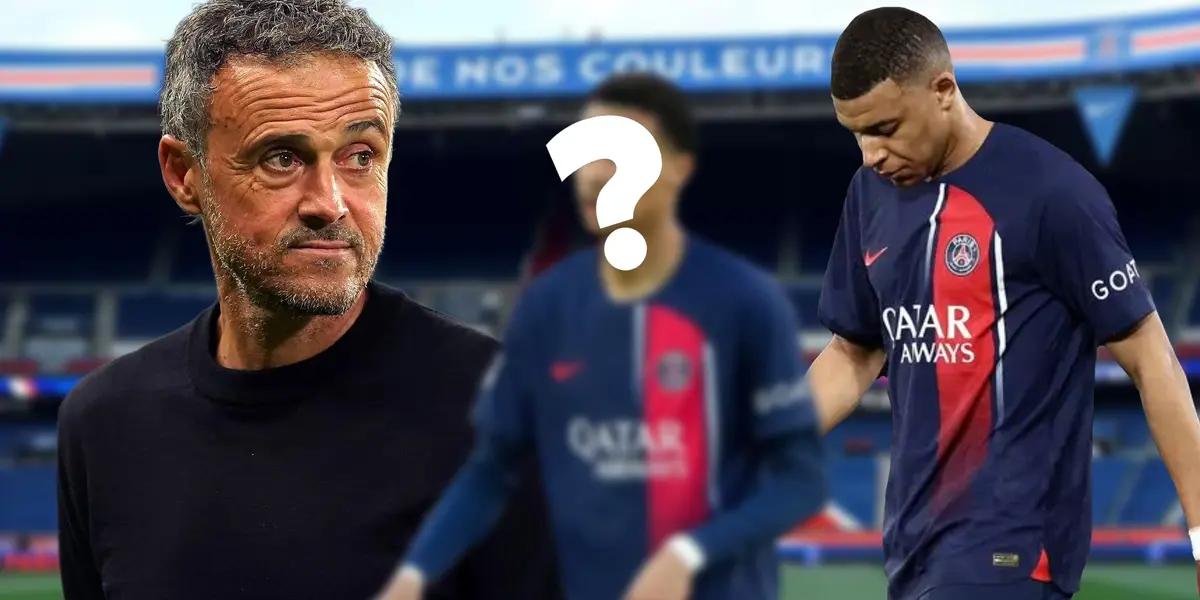 Mbappe worried and Luis Enrique upset